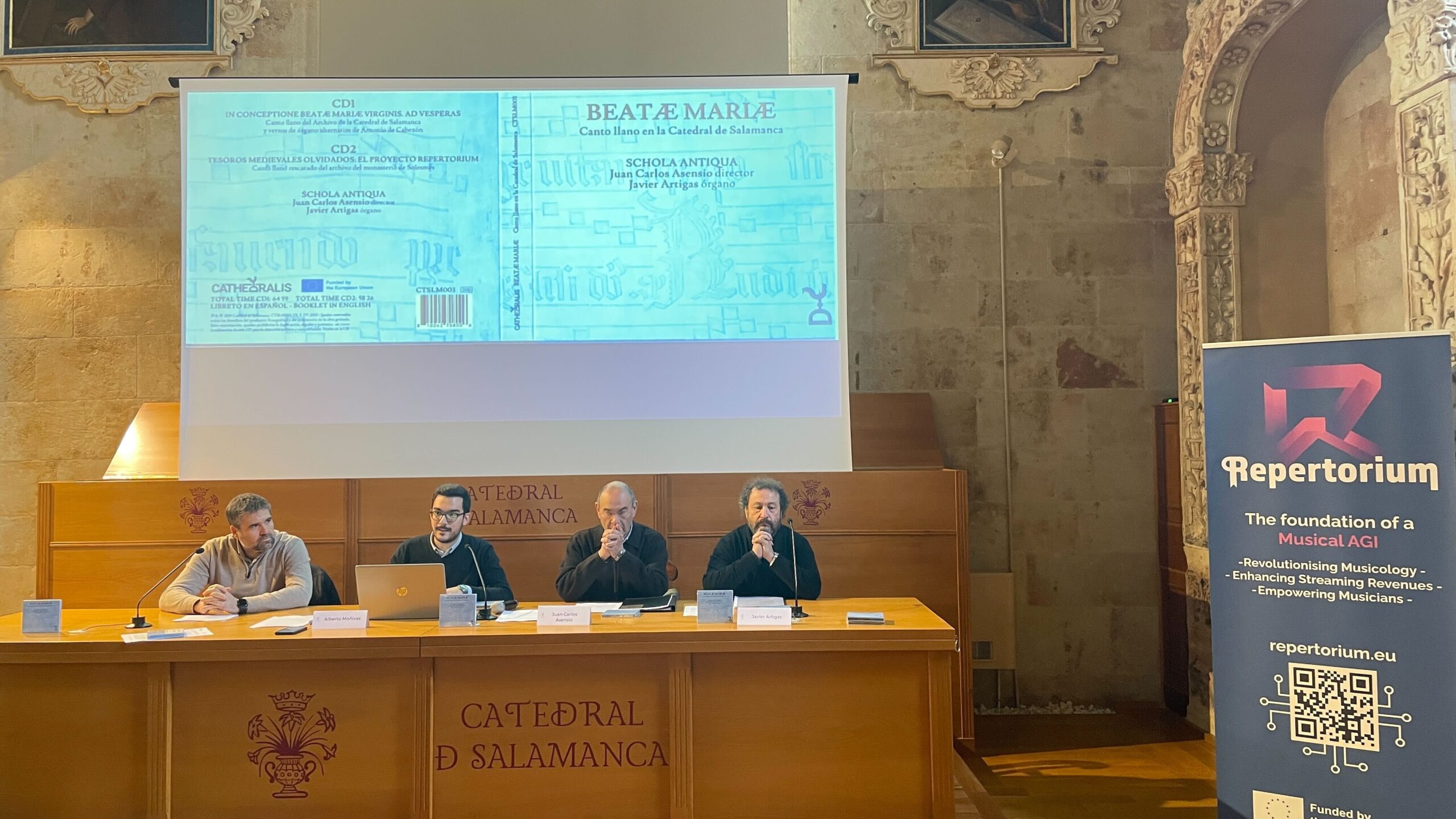 Salamanca Cathedral Releases Gregorian Chant Album as Part of REPERTORIUM Task 2.3 2 IMG 5638 scaled - Repertorium AI will revolutionise music scholarship, enhance streaming revenues, and empower musicians