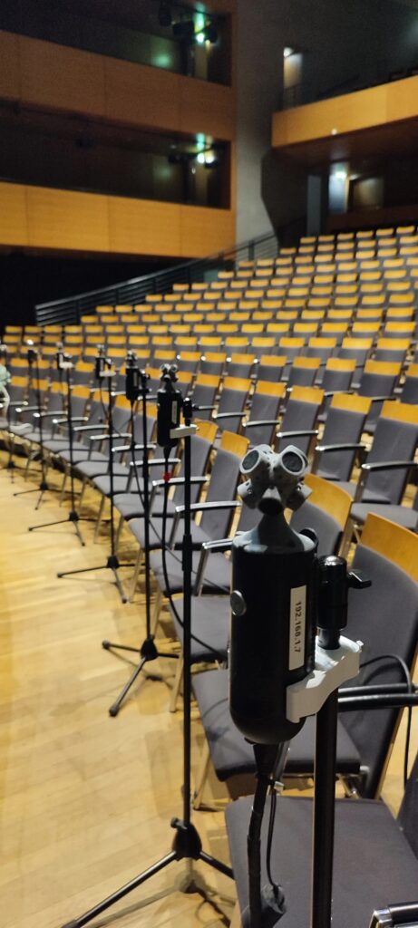 AI-Powered Immersive Recording: REPERTORIUM Tests Spatial Audio with the Brandenburg State Orchestra Frankfurt 1 spatial audio - mics set up